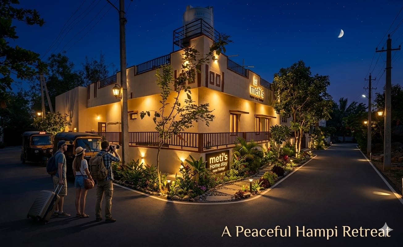 Meti's Homestay Homestay Hampi — family rooms AC Wi-Fi