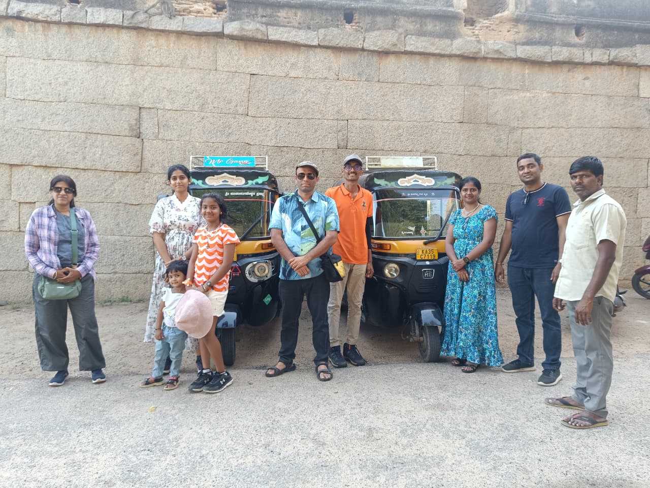 Family Group at Hampi 👨‍👩‍👧 — Rock Shiva Hampi Tours